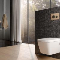 TECE TECE Loop Los Toilet Bedieningsplaat voor DuoSpoeling - Marmer Wit