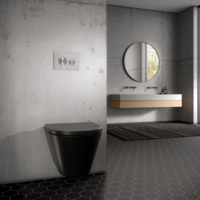 TECE TECE Loop Los Toilet Bedieningsplaat voor DuoSpoeling - Marmer Wit