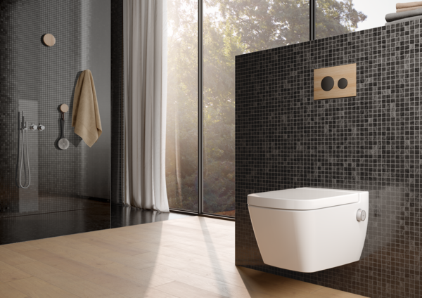 TECE TECE Loop Los Toilet Toetsen voor DuoSpoeling - Wit Antibacterieel