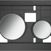 TECE TECE Loop Los Toilet Toetsen voor DuoSpoeling - Chrome