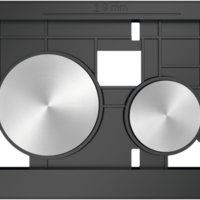 TECE TECE Loop Los Toilet Toetsen voor DuoSpoeling - Geborsteld RVS
