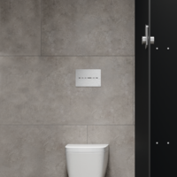 TECE TECE Solid Electrische Toilet Bedieningsplaat voor DuoSpoeling - Mat Zwart