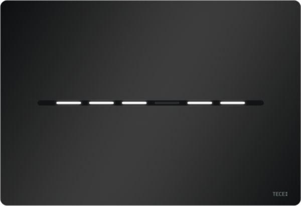 TECE TECE Solid Electrische Toilet Bedieningsplaat voor DuoSpoeling - Mat Zwart