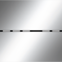 TECE TECE Solid Electrische Toilet Bedieningsplaat voor DuoSpoeling - Chrome