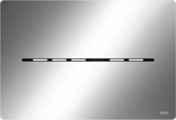 TECE TECE Solid Electrische Toilet Bedieningsplaat voor DuoSpoeling - Chrome