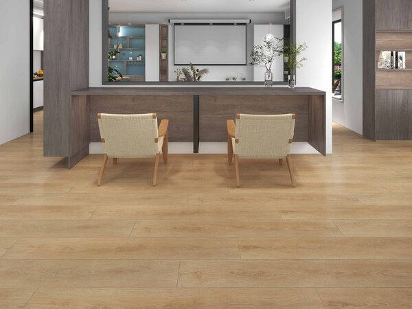 Wood Wood Klik PVC Vloer met Geïntegreerde Ondervloer - Cambridge Oak