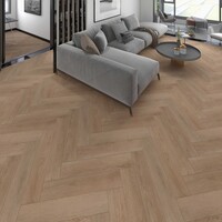 Wood Wood Klik PVC Visgraat Vloer met Geïntegreerde Ondervloer - Canyon Oak