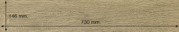 Bodiax Bodiax Narvik Klik PVC Visgraat Vloer met Geïntegreerde Ondervloer - 482 - Zand