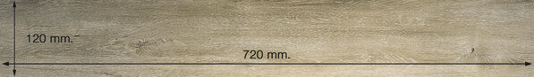 Bodiax Bodiax Fisk Klik PVC Visgraat Vloer met Geintegreerde Ondervloer - 515 - Belleville Oak