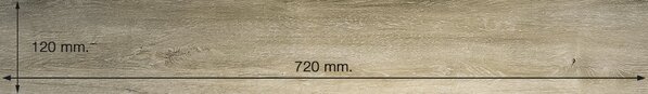 Bodiax Bodiax Fisk Klik PVC Visgraat Vloer met Geintegreerde Ondervloer - 553 - Belize Oak