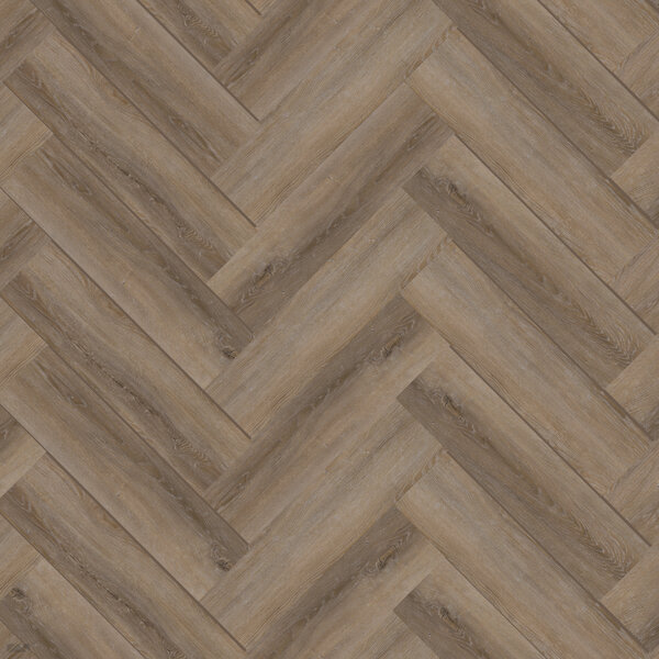 Bodiax Bodiax Fisk Klik PVC Visgraat Vloer met Geintegreerde Ondervloer - 554 - Mill Oak