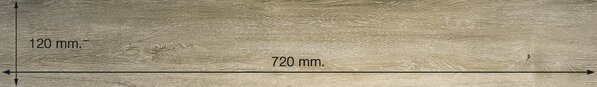 Bodiax Bodiax Fisk Klik PVC Visgraat Vloer met Geintegreerde Ondervloer - 517 - Windsor Oak