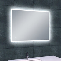 Wiesbaden Wiesbaden Quatro Spiegel met LED Verlichting - Rechthoek - Dimbaar - Spiegelverwarming - 70x50cm