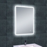 Wiesbaden Wiesbaden Quatro Spiegel met LED Verlichting - Rechthoek - Dimbaar - Spiegelverwarming - 70x50cm