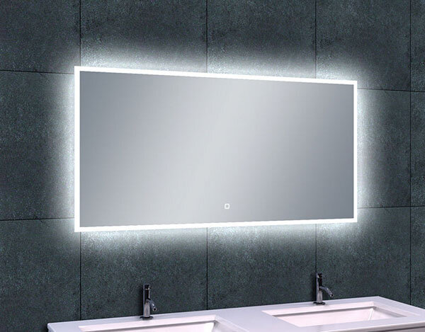 Wiesbaden Wiesbaden Quatro Spiegel met LED Verlichting - Rechthoek - Dimbaar - Spiegelverwarming - 120x60cm