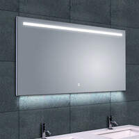 Wiesbaden Wiesbaden Ambi Spiegel met LED Verlichting - Rechthoek - Dimbaar - Spiegelverwarming - 120x60cm