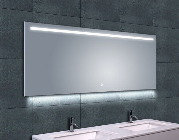 Wiesbaden Wiesbaden Ambi Spiegel met LED Verlichting - Rechthoek - Dimbaar - Spiegelverwarming - 160x60cm