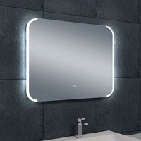 Wiesbaden Wiesbaden Bracket Spiegel met LED Verlichting - Rechthoek - Dimbaar - Spiegelverwarming - 80x60cm
