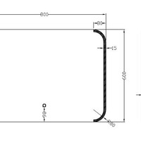 Wiesbaden Wiesbaden Bracket Spiegel met LED Verlichting - Rechthoek - Dimbaar - Spiegelverwarming - 80x60cm