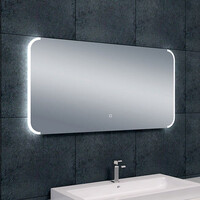 Wiesbaden Wiesbaden Bracket Spiegel met LED Verlichting - Rechthoek - Dimbaar - Spiegelverwarming - 120x60cm