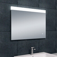 Wiesbaden Wiesbaden Single Spiegel met LED Verlichting - Rechthoek - Dimbaar - Spiegelverwarming - 80x60cm