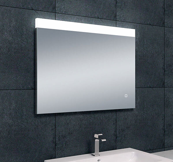 Wiesbaden Wiesbaden Single Spiegel met LED Verlichting - Rechthoek - Dimbaar - Spiegelverwarming - 80x60cm