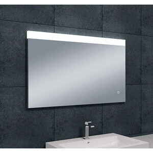 Wiesbaden Single LED Spiegel - Rechthoek - Dimbaar - Spiegelverwarming - 100x60cm