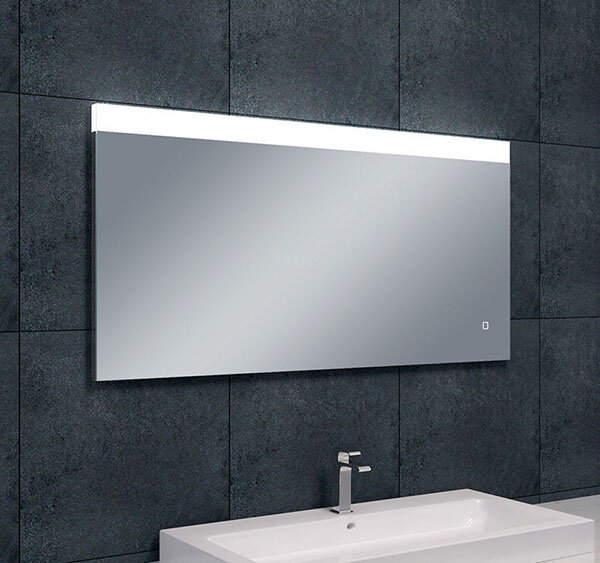 Wiesbaden Wiesbaden Single Spiegel met LED Verlichting - Rechthoek - Dimbaar - Spiegelverwarming - 120x60cm