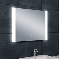 Wiesbaden Wiesbaden Sunny Spiegel met LED Verlichting - Rechthoek - Dimbaar - Spiegelverwarming - 80x60cm