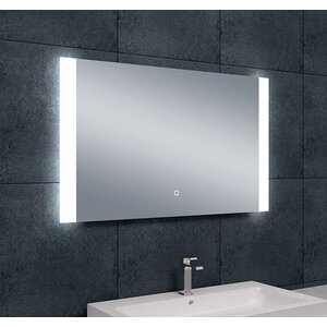 Wiesbaden Sunny LED Spiegel - Rechthoek - Dimbaar - Spiegelverwarming - 100x60cm