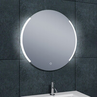 Wiesbaden Wiesbaden Sunny Spiegel met LED Verlichting - Rond - Dimbaar - Spiegelverwarming - Ø80cm