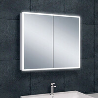 Wiesbaden Wiesbaden Quatro Spiegel met LED Verlichtingkast - Rechthoek - 80x70x13cm