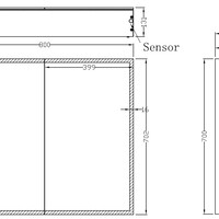 Wiesbaden Wiesbaden Quatro Spiegel met LED Verlichtingkast - Rechthoek - 80x70x13cm