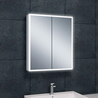Wiesbaden Wiesbaden Quatro Spiegel met LED Verlichtingkast - Rechthoek - 60x70x13cm