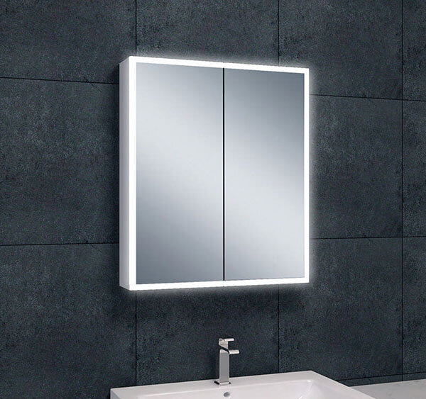 Wiesbaden Wiesbaden Quatro Spiegel met LED Verlichtingkast - Rechthoek - 60x70x13cm