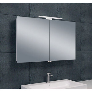 Wiesbaden Bright LED Spiegelkast - Rechthoek - 100x60x14cm