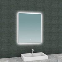 Wiesbaden Wiesbaden Soul Spiegel met LED Verlichting - Rechthoek - Spiegelverwarming - Dimbaar - 100x80cm
