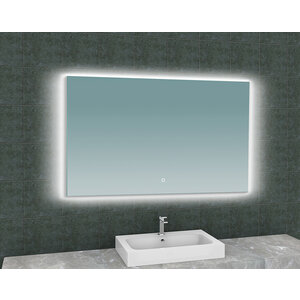 Wiesbaden Soul LED Spiegel - Rechthoek - Spiegelverwarming - Dimbaar - 120x80cm