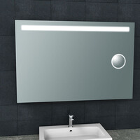 Wiesbaden Wiesbaden Tigris Spiegel met LED Verlichting & Scheerspiegel - Rechthoek - 120x80cm