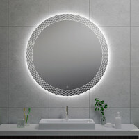 Wiesbaden Wiesbaden Deco Spiegel met LED Verlichting - Dimbaar - Spiegelverwarming - Rond - Ø100cm