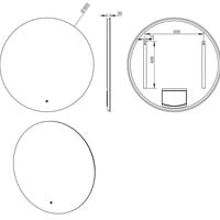 Xellanz Xellanz Giro LED Spiegel - Dimbaar - Spiegelverwarming - Rond - Ø80cm
