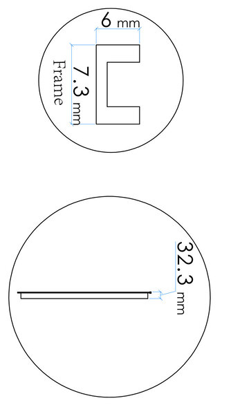 Wiesbaden Wiesbaden Novi Spiegel met LED Verlichting - Rond - Dimbaar - Ø80 cm - Mat Zwart