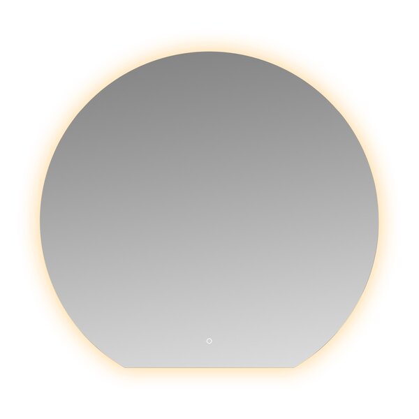 Wiesbaden Wiesbaden Tramonto Spiegel met LED Verlichting - Rond - Dimbaar - Spiegelverwarming - 120x112cm