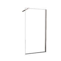 Wiesbaden Wiesbaden Comfort Inloopdouche - 10mm Helder Glaswand - 50x200cm - Nano Coating - Muurprofiel & Stabilisatiestang - Chroom