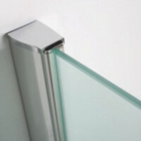 Wiesbaden Wiesbaden Comfort Inloopdouche - 10mm Helder Glaswand - 110x200cm - Nano Coating - Muurprofiel & Stabilisatiestang - Chroom