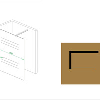 Wiesbaden Wiesbaden Comfort Inloopdouche - 10mm Helder Glaswand - 140x200cm - Nano Coating - Muurprofiel & Stabilisatiestang - Chroom