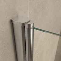 Wiesbaden Wiesbaden Salone Douchecabine met 2 Draaideuren - 8mm Helder Glaswand - 90x90x200cm - Nano Coating - Vierkant - Chroom