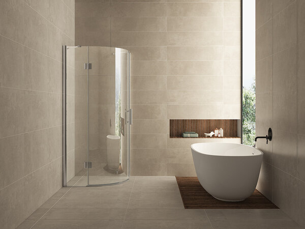 Wiesbaden Wiesbaden Curf Douchecabine Zijwand met Draaideur Links - 8mm Helder Glaswand - 90x90x200cm - Nano Coating - Kwartrond - Chroom