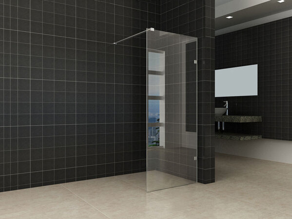 Wiesbaden Wiesbaden Less Profielloos Inloopdouche - Nano Coating - 8mm Helder Glas - 70x200cm - Chroom