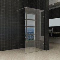 Wiesbaden Wiesbaden Less Profielloos Inloopdouche - Nano Coating - 8mm Helder Glas - 100x200cm - Chroom